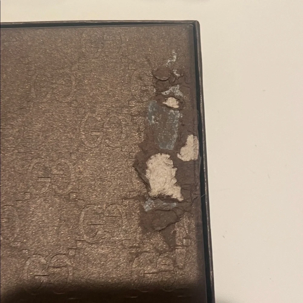 Gucci Dark Brown Embossed Box Empty Great for wallets